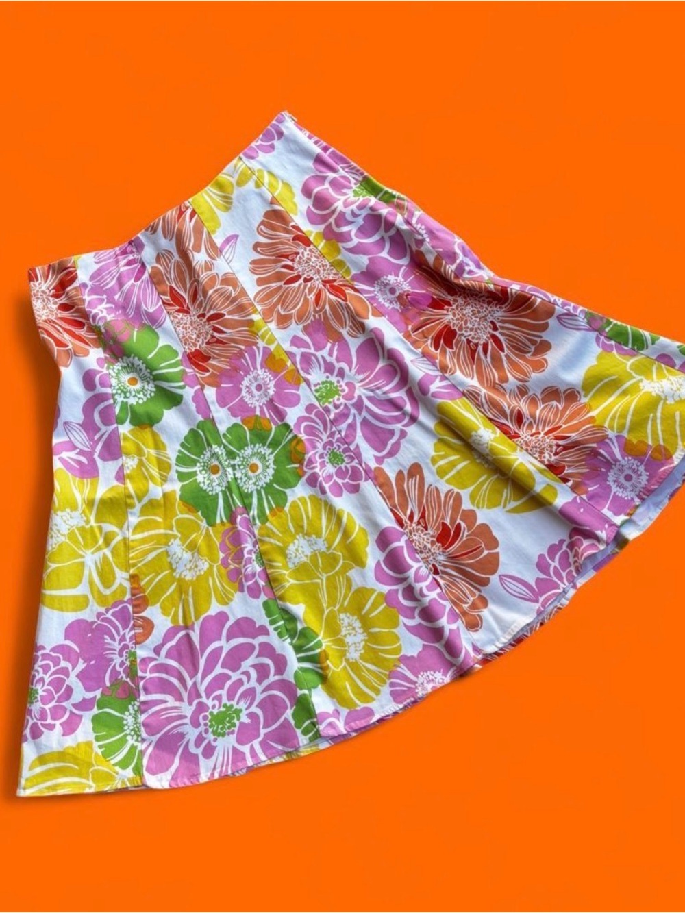 Cute colorful & vibrant floral skirt